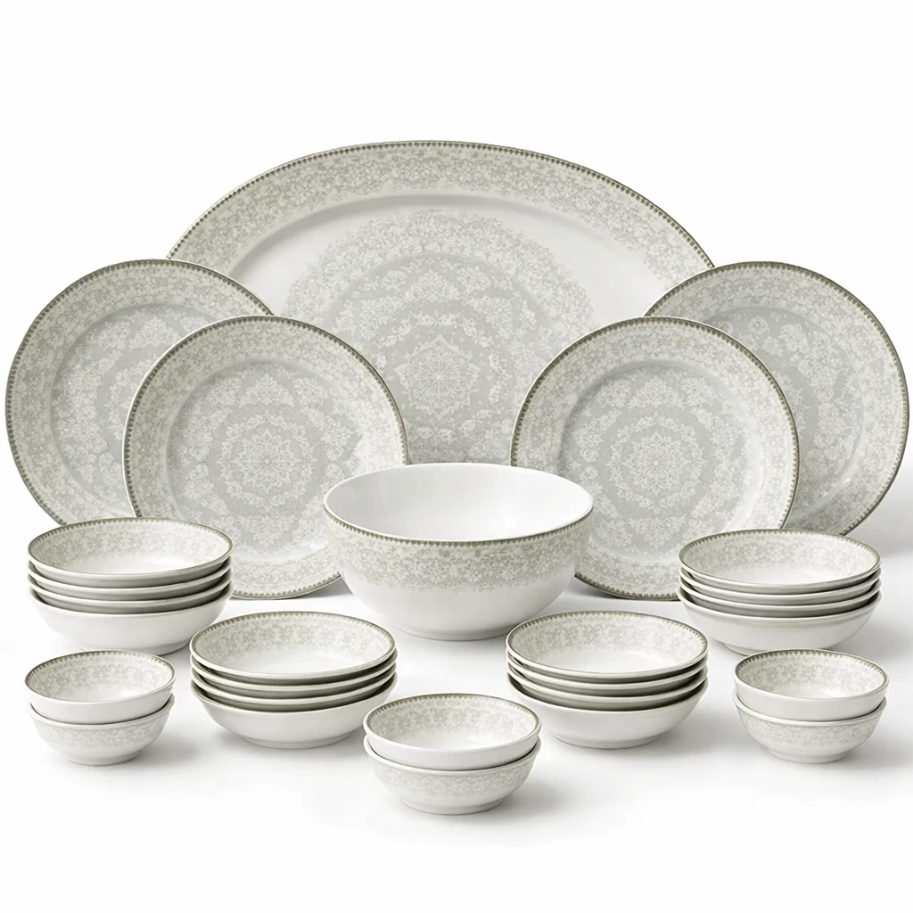 سرویس غذاخوری ۲۶ پارچه رزیتا مدل راتا