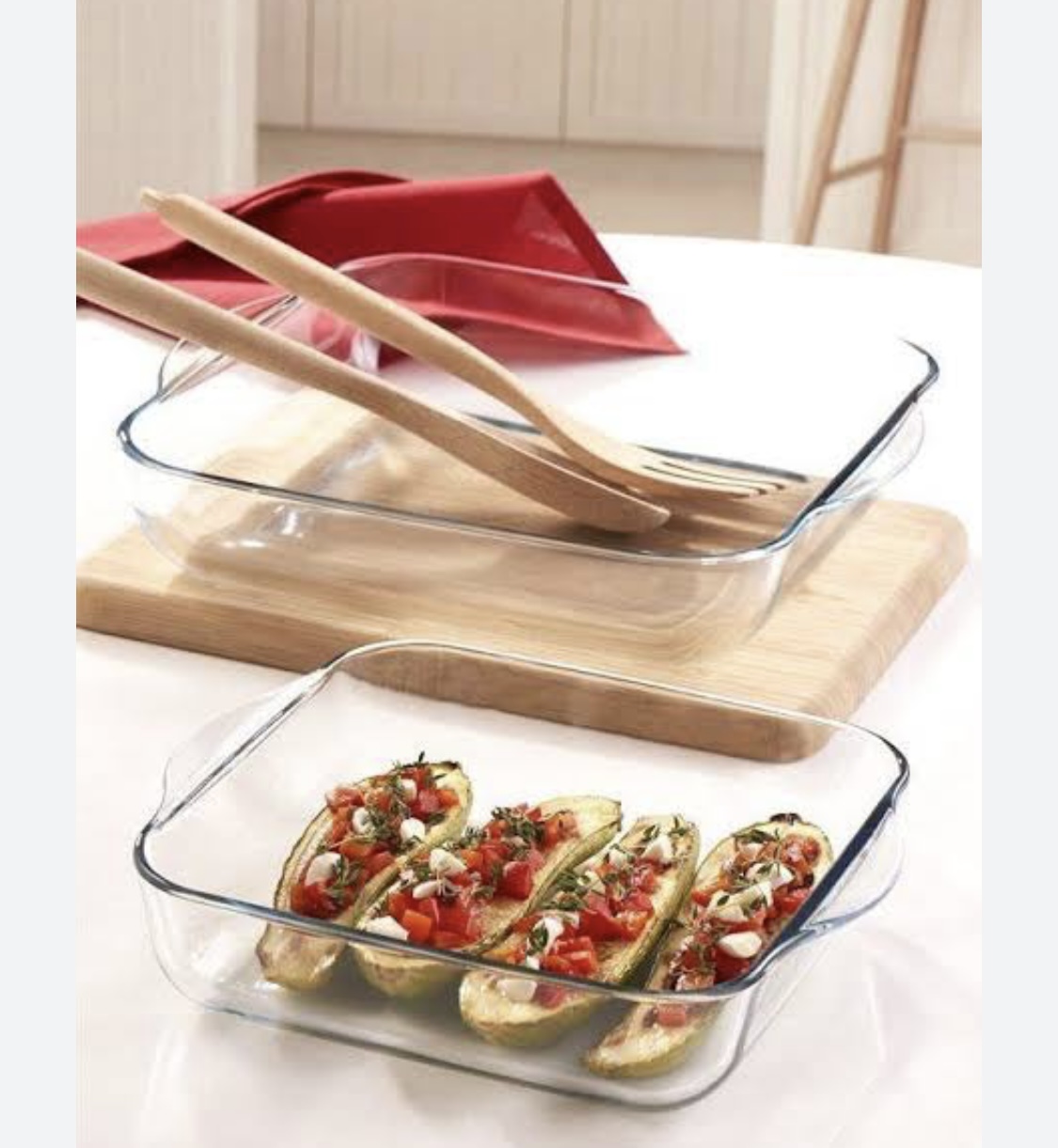 تابه پاشاباغچه مدل مربع گرانیتی سفید  کد 59854