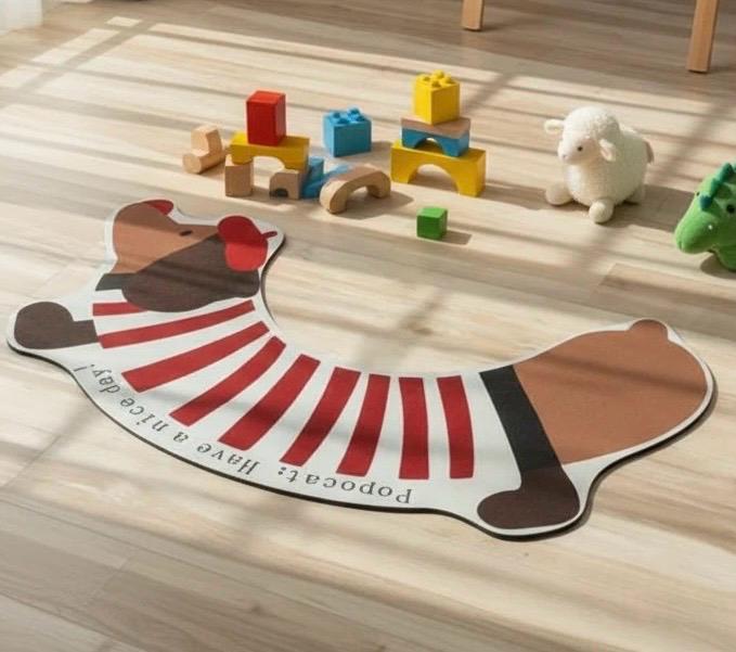 پادری فانتزی طرح سگ لباس‌راه‌راه مدل فرانسوی سایز 60×40