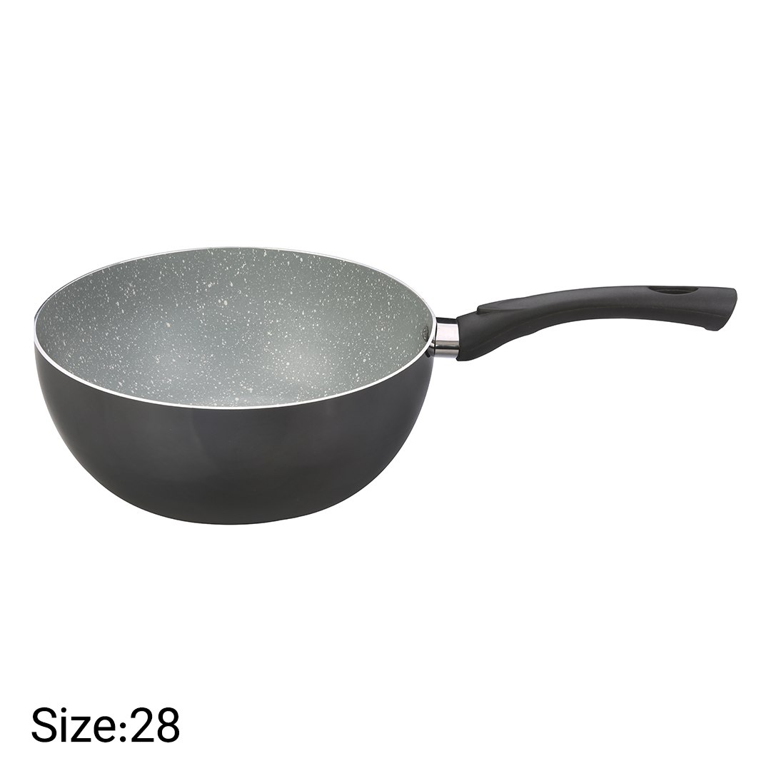 تابه وک تک دسته گرانیتی نچسب نیوهوم سایز ۲۸ مدل NH13-0043